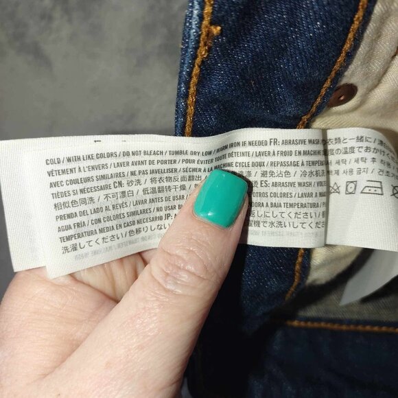 Abercrombie & Fitch Simone High Rise‎ Ankle Flare blue jeans womens 27/4 capsule - Picture 6 of 9